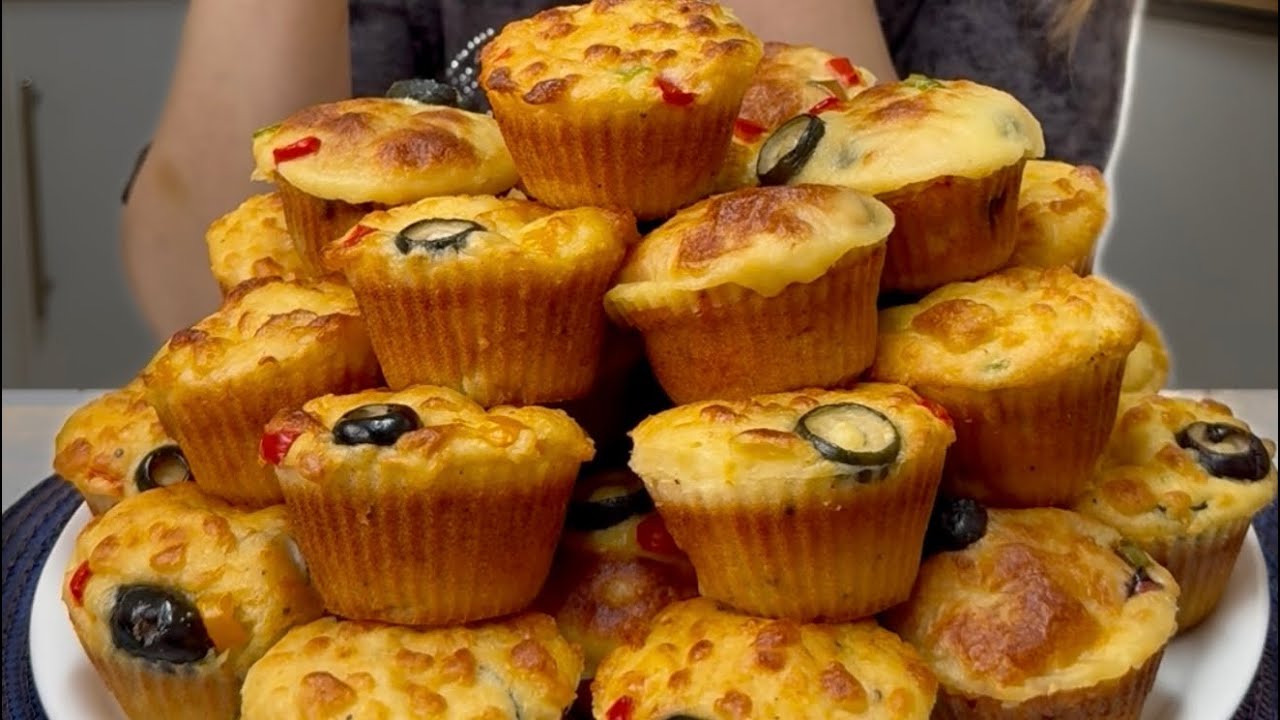 Эксклюзив❗️Самые вкусные маффины. Из 2 стаканов муки получится 20 штук. Они питательные, с больши...