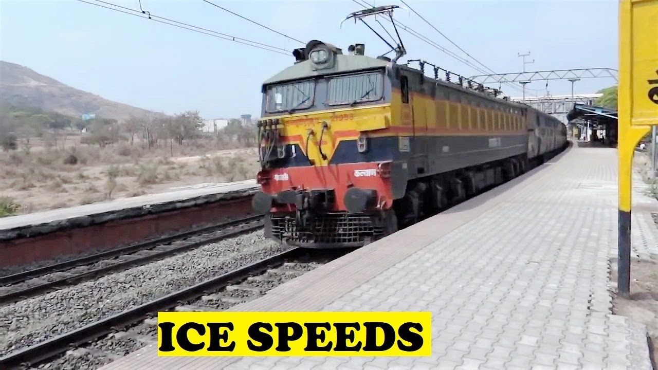 Front Panto WCAM3 Bhusaval Pune Intercity Honk, Speed Begdewadi