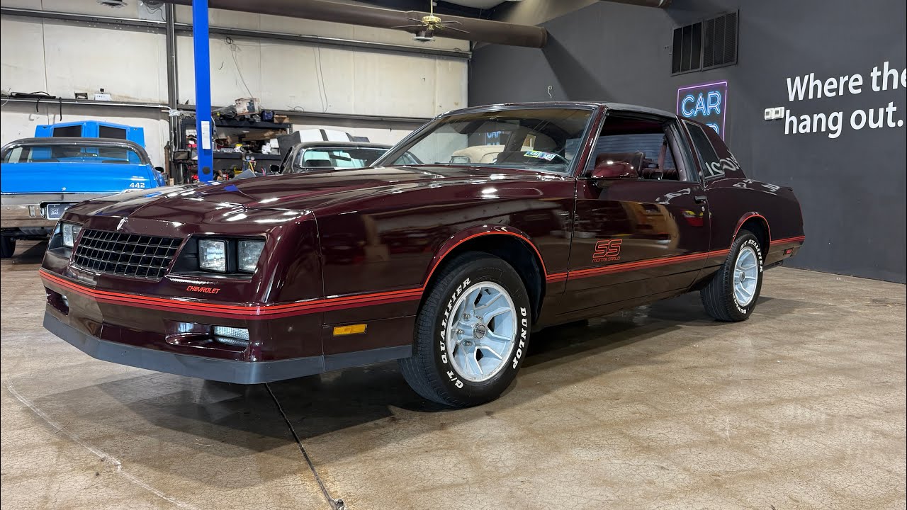 For Sale 1988 Chevrolet Monte Carlo SS T-Top $24,995 Nationwide Shipping & Financing Available