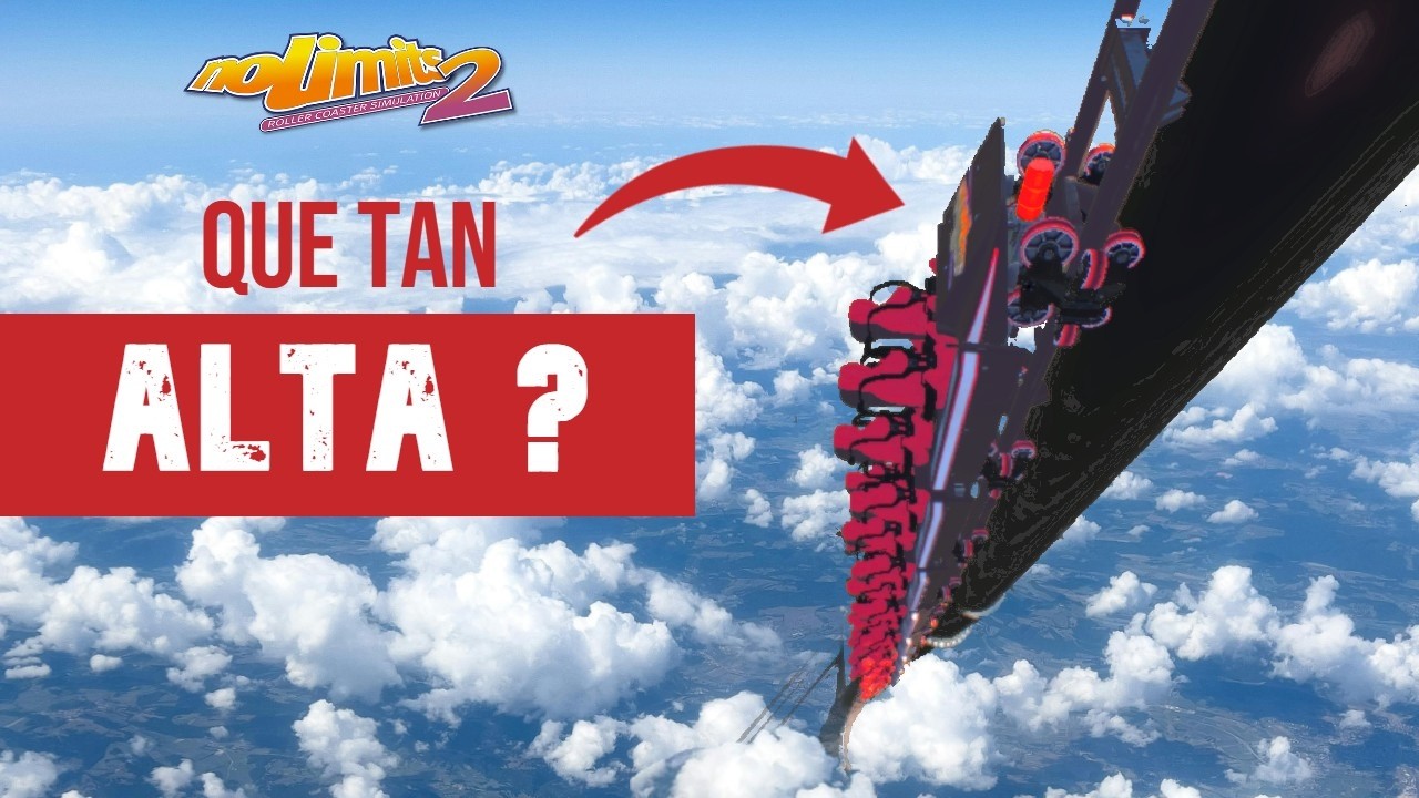 ¿Que tan ALTA puede ser una MONTAÑA RUSA? | InfinityCoasters | NoLimits 2