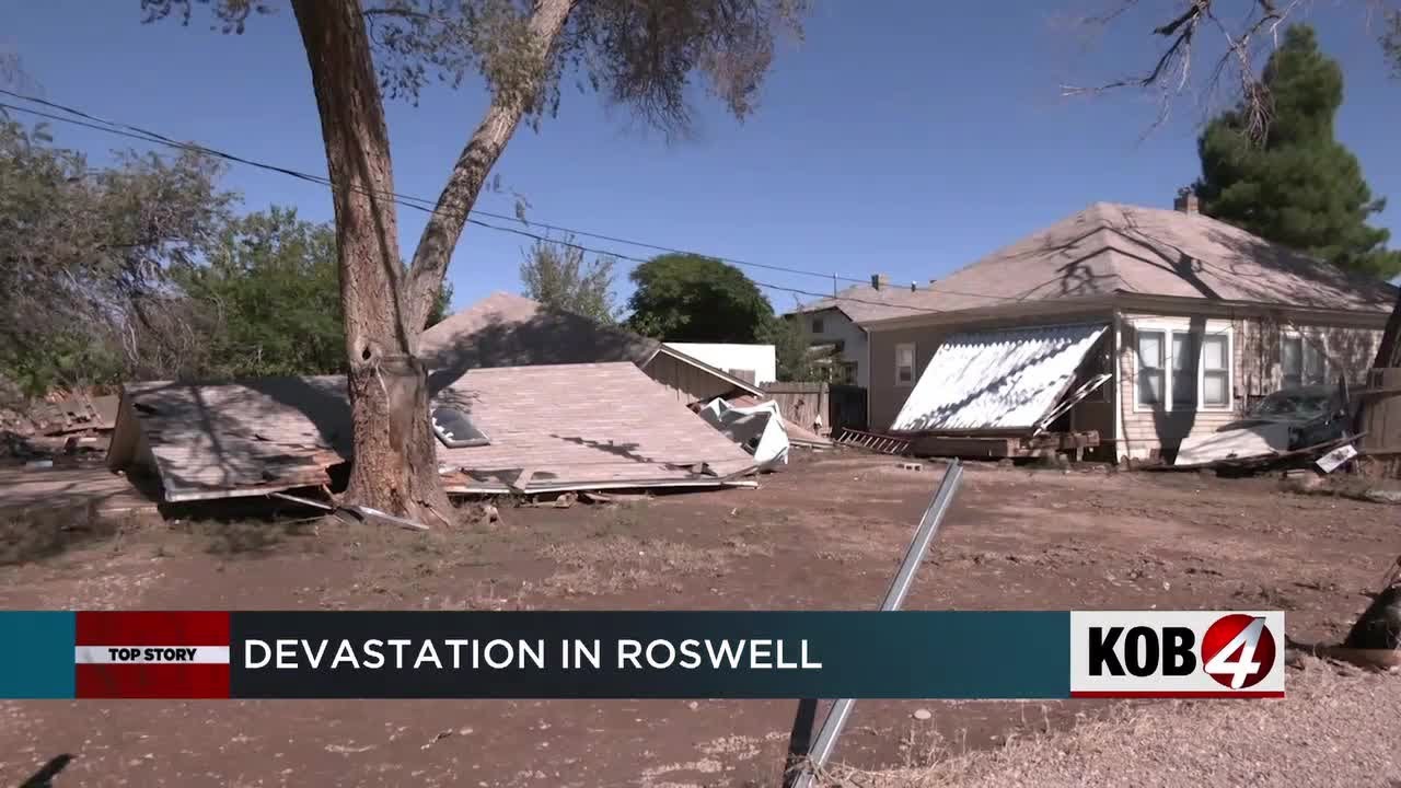 Cleanup efforts begin in Roswell following deadly flooding