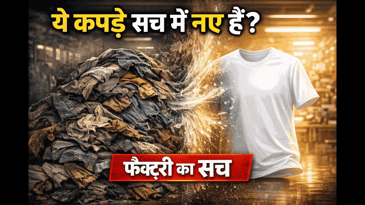 क्या आप अनजाने में बाज़ार से रीसायकल किए हुए पुराने कपड़े तो नहीं खरीद रहे?
