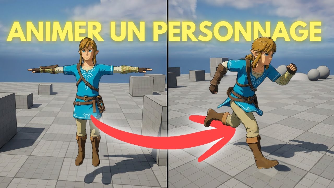 Comment animer un personnage sur Unreal Engine 5 | Tutoriel d&eacute;butant