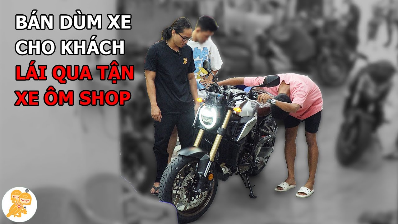 Gọi Lái Qua Tận Xe Ôm Shop Mua Honda CB650R Của Khách - Xe Ôm Shop