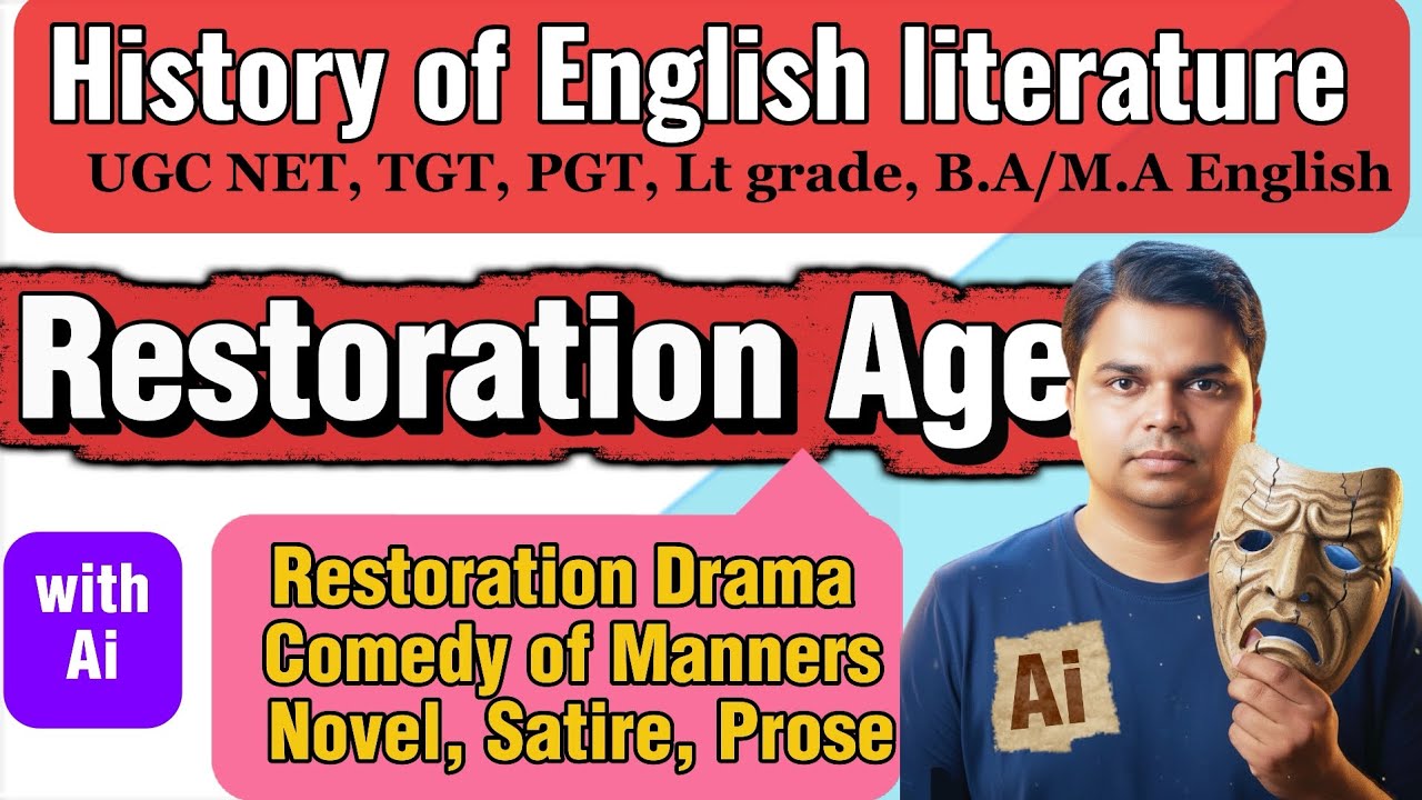 Restoration Age| Age of Dryden| History of English literature#english #englishlanguageandliterature 