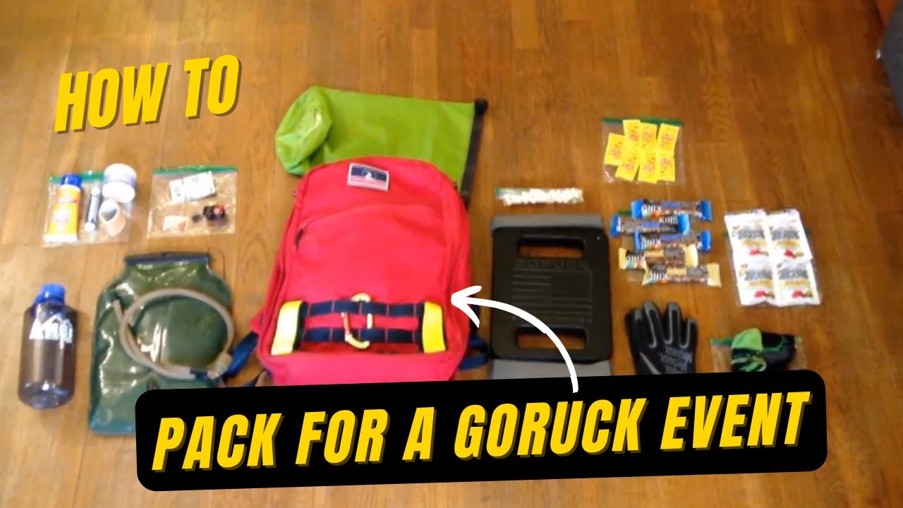 Packing for a GORUCK Heavy, Tough, and Light