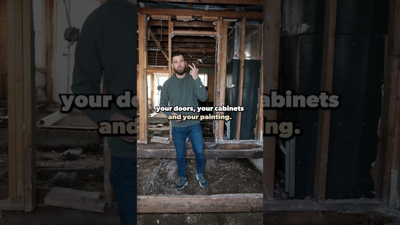 Order of operations on a full gut renovation! #realestate #fixandflip