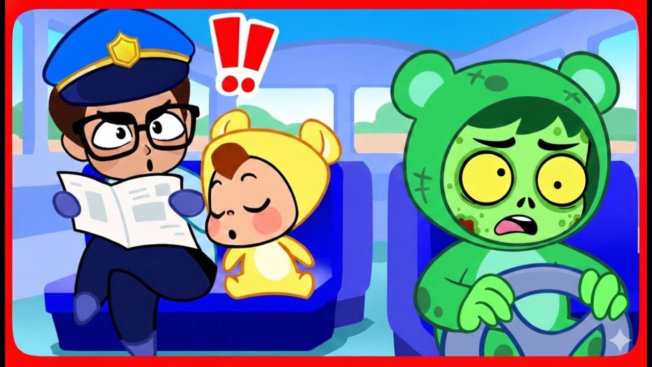 Learn Bus Rules with Zombie 🚌🧟‍♂️ Fun Safety for Kids!