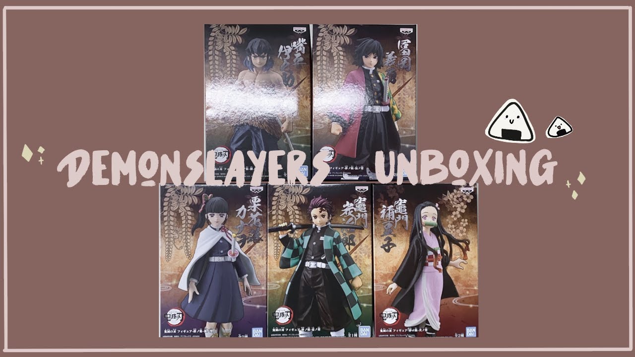 🔥 DEMONSLAYER: Kimetsu No Yaiba Japan Anime Figurine Unboxing | Riele 🍡