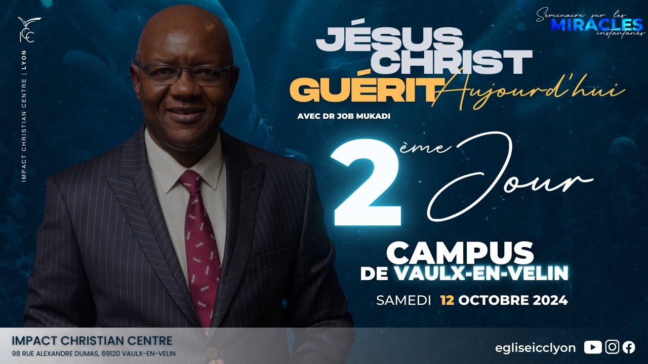 Mission ICC Lyon avec le Dr Job Mukadi (Jour 2)