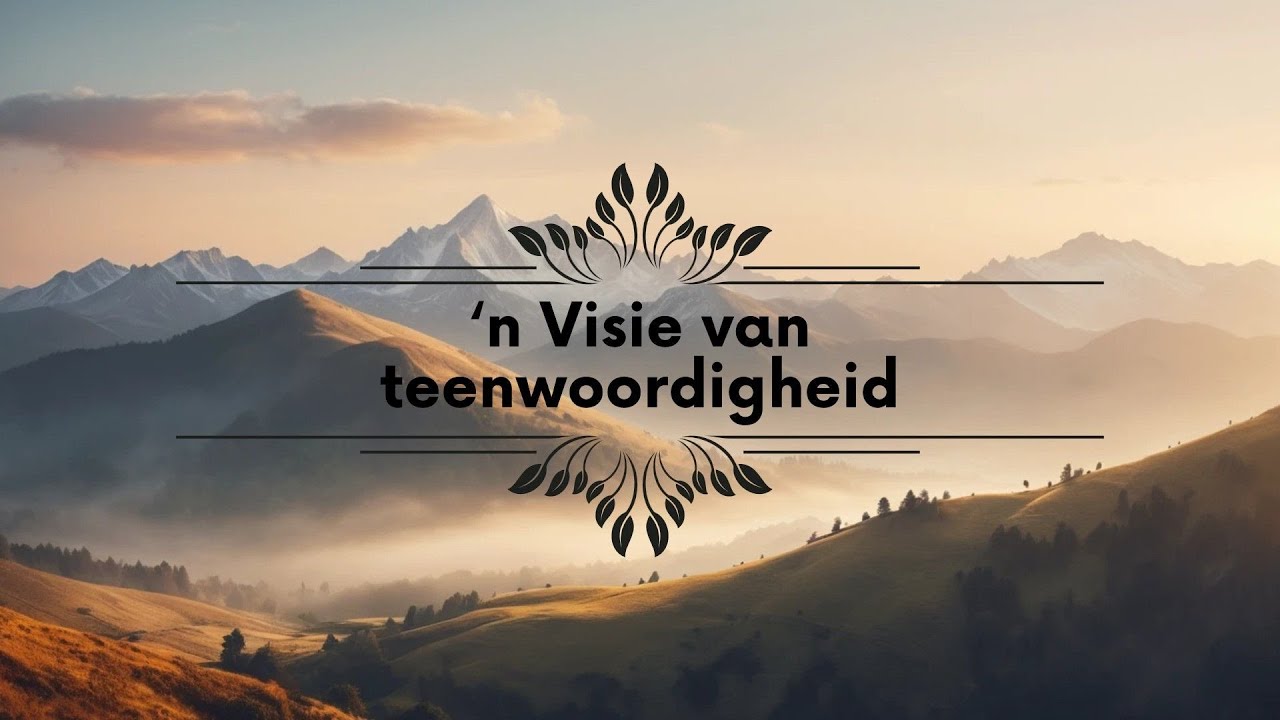 'n Visie van teenwoordigheid - Elmar Koekemoer