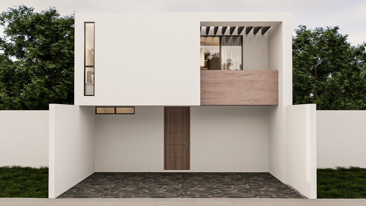 House Design 7x15 Meters | Casa de 7x15 metros