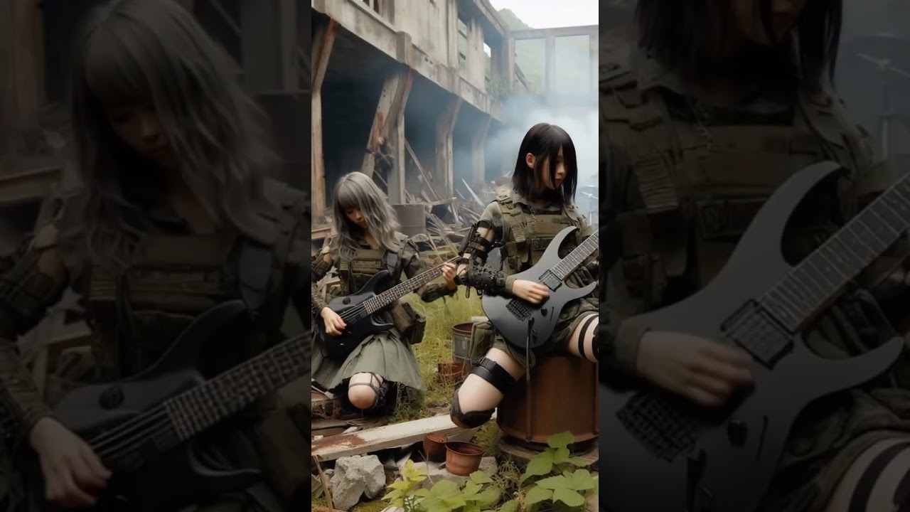 Unleashed Fury: All-Girl Japanese Rock Band Delivers an Emotional Live Session on Rooftop
