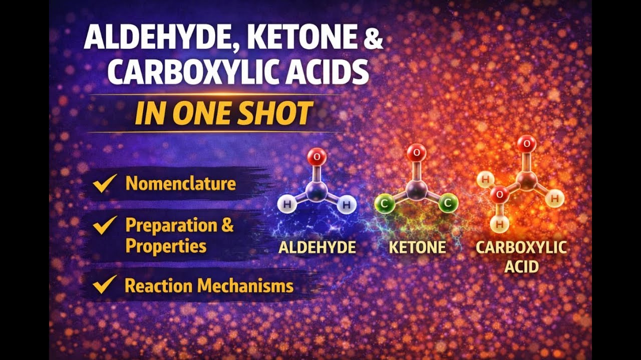 Aldehydes, Ketones & Carboxylic Acids | Complete Chapter in One Video | Class 12 Chemistry