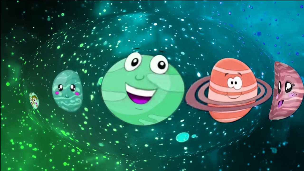 Hungry Eight Planets and their sizes With effects | Sponsored by Gamavision KlaskyCsupo effects