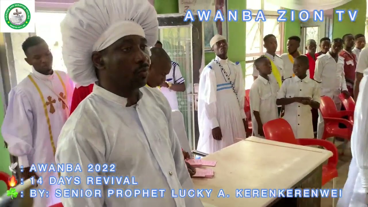 The Prophet came to bless the Guest Speaker of the Day PROPHET JOSSY ALALA JP