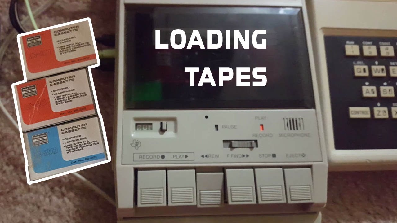 Homebrew Computer Games on Cassette Tape | TRS-80 using a Texas Instruments Program Recorder