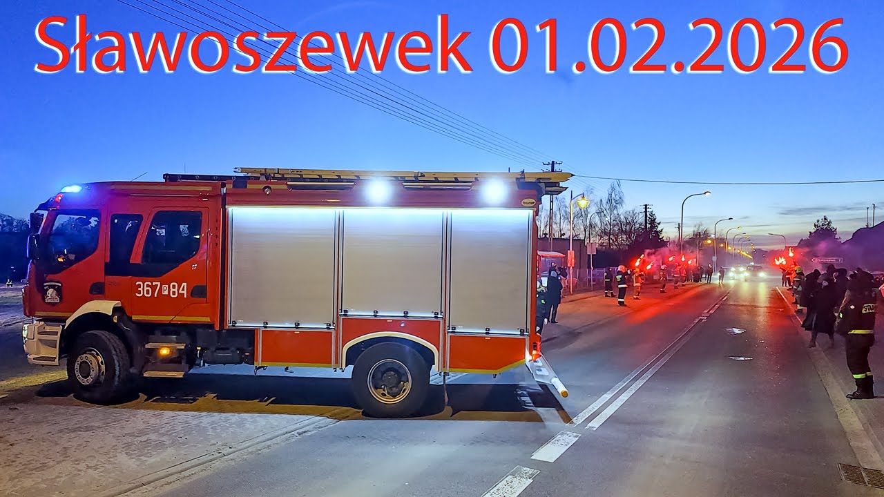 Straż pożarna Sławoszewek 01.02.2026