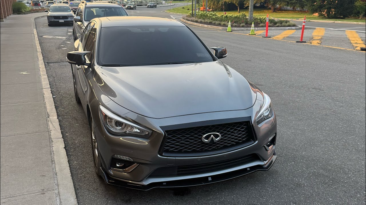 I GOT A RESONATOR DELETE ON MY INFINITI Q50 (SUPER LOUD) + POV DRIVE