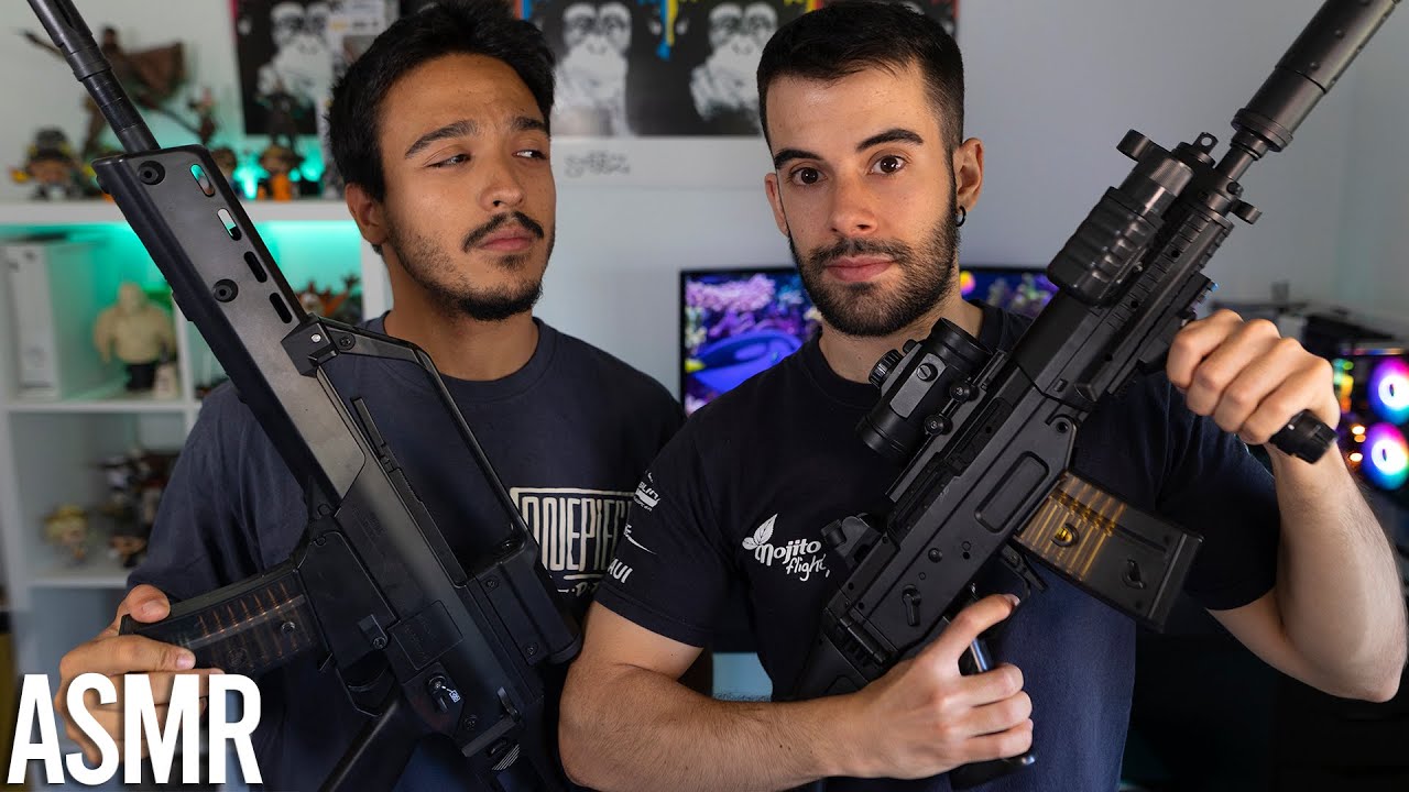 HACEMOS ASMR CON MIS ARMAS  - ASMR EN ESPAÑOL