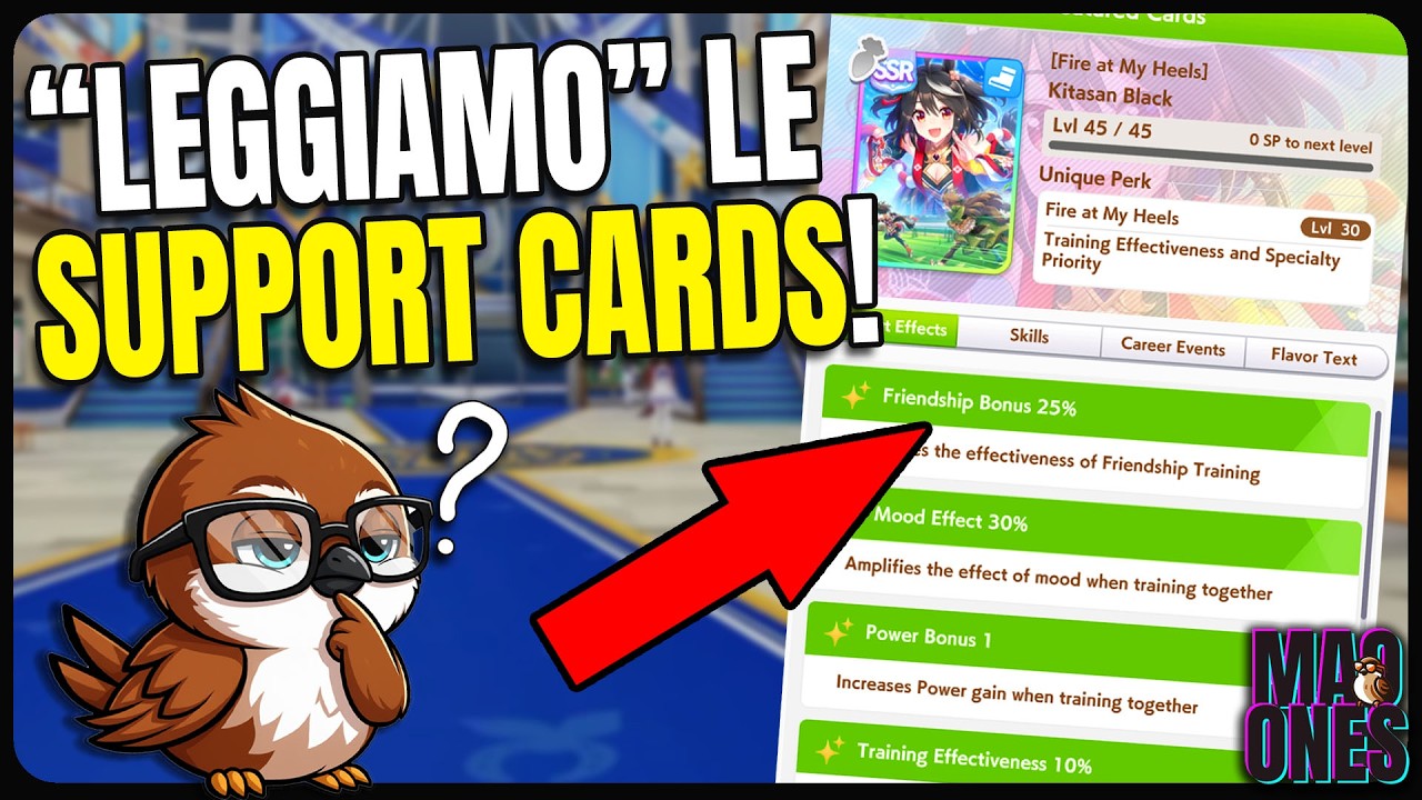 GUIDA ai BONUS delle Support Cards di Uma Musume