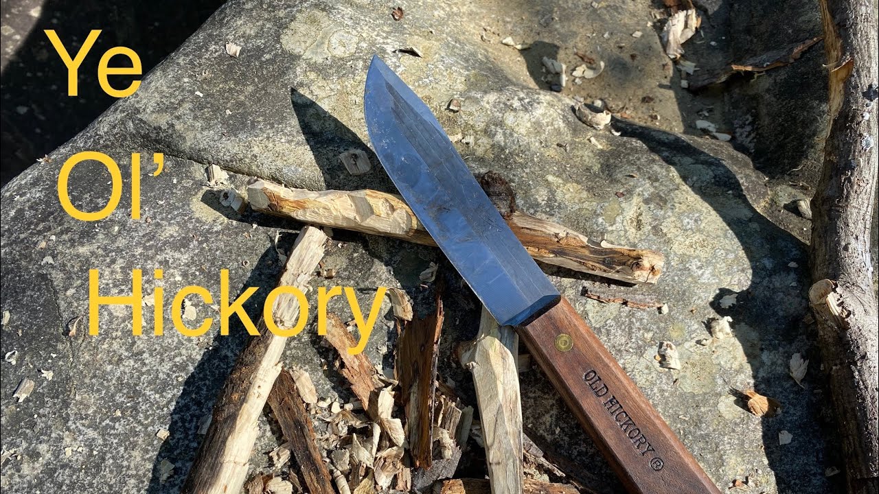 Old Hickory Knife. Kitchen Bushcraft.