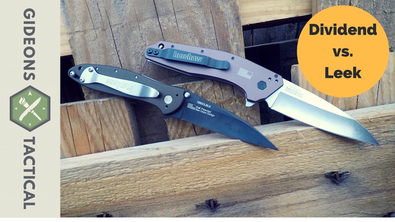 New Kershaw EDC King? Dividend vs. Leek