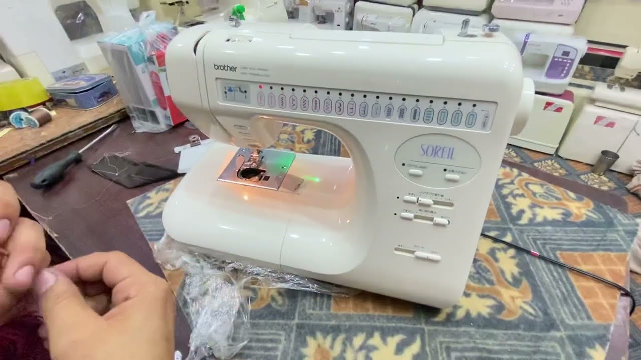 How to use brother soreil sewing machine Japanese best kaag or peco machine 03063800097 wtsp home D