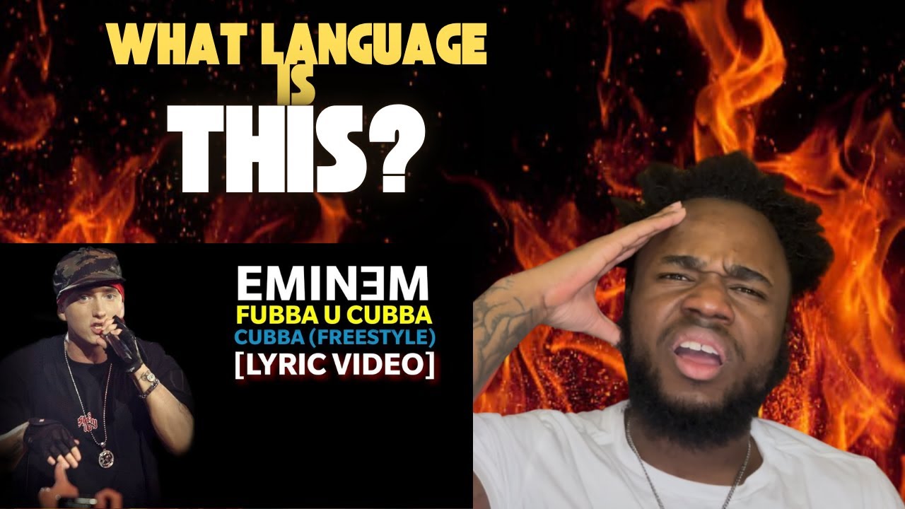 Eminem - Fubba U Cubba Cubba Freestyle (Reaction!!!) He created his own language😂🔥