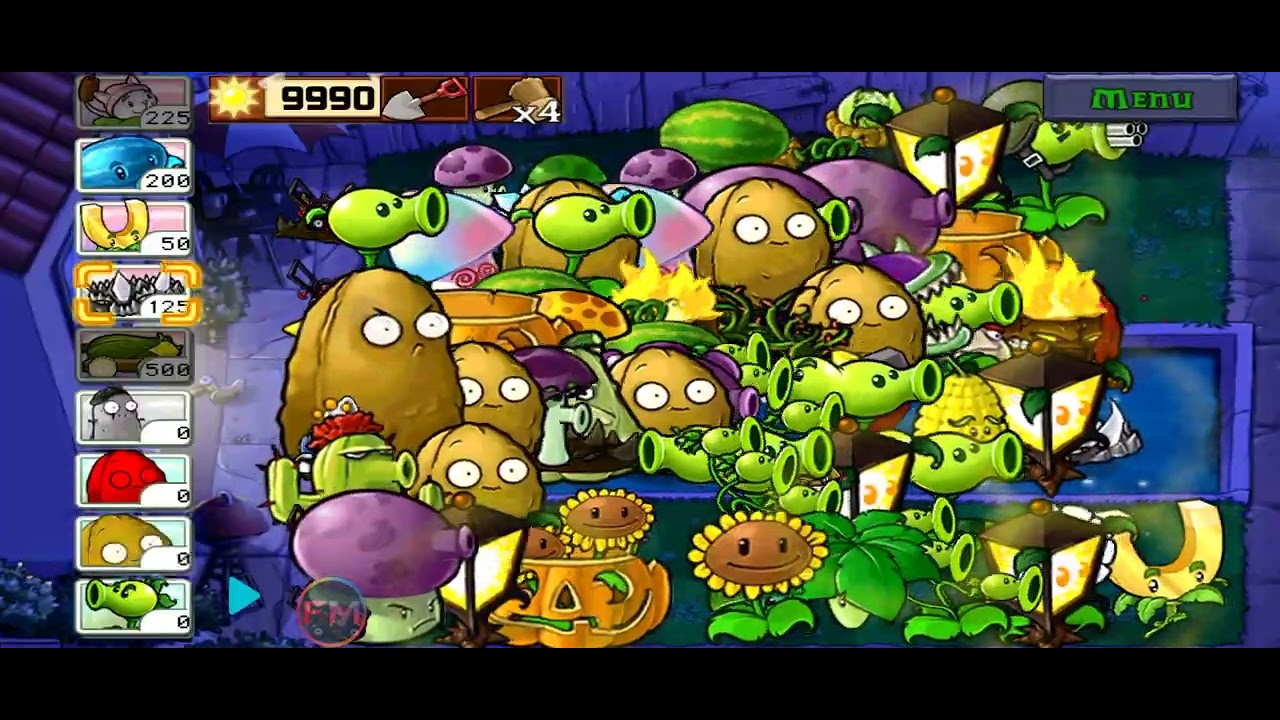 Random big plants vs random zombie | Survival Day Gameplay | PvZ mod menu Episode 04