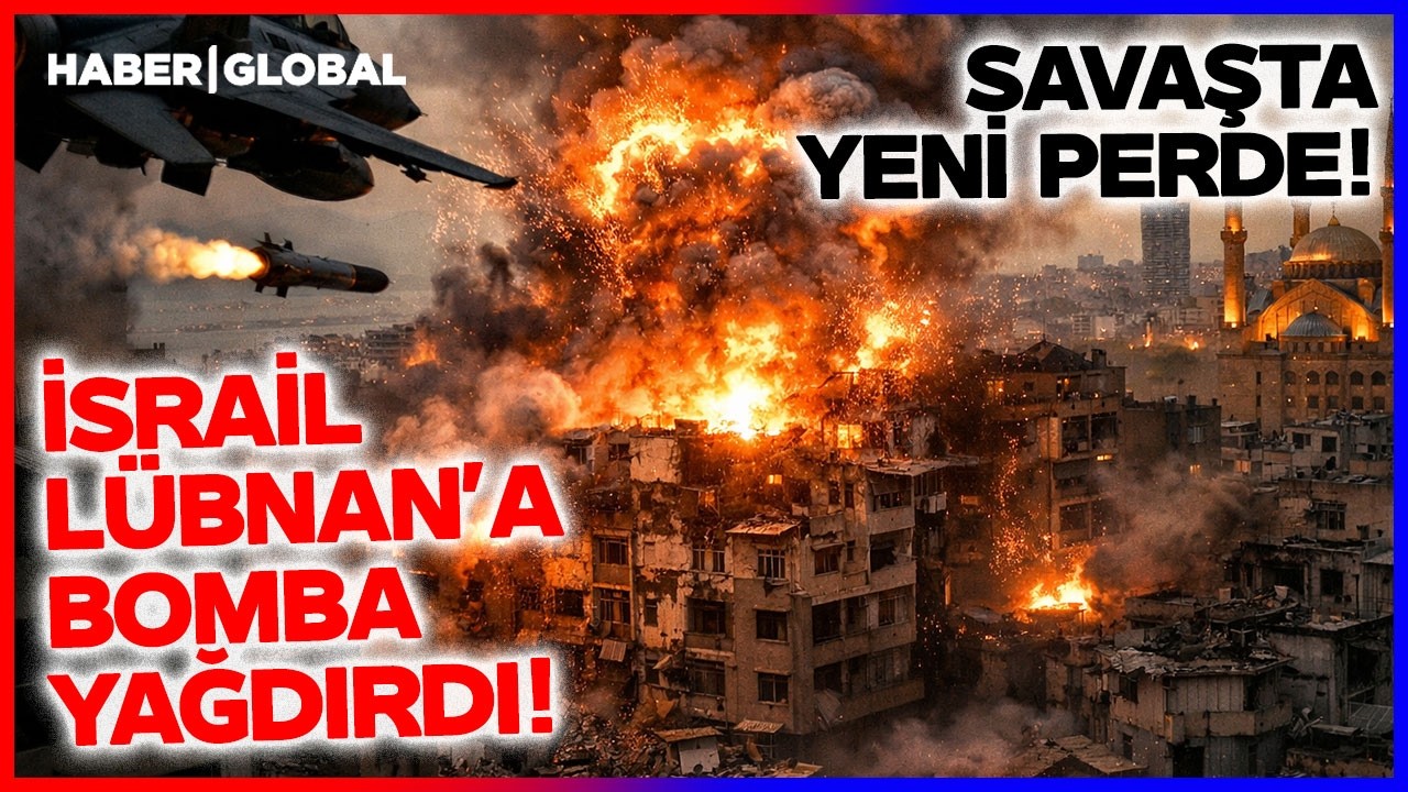 İsrail Lübnan'a Bomba Yağdırıyor! Halkın Zorla Evlerini Terk Etmesi Sağlanıyor!