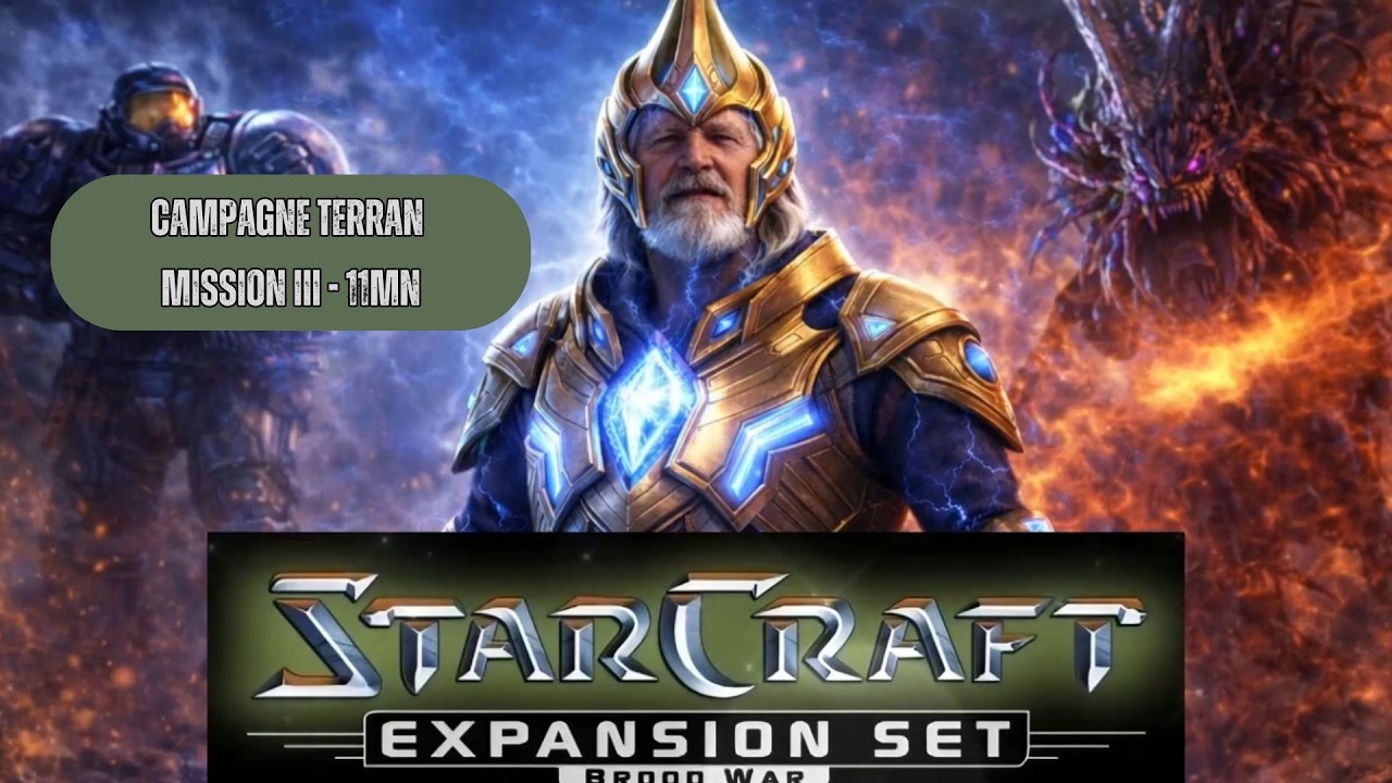 Starcraft Terran Mission III - 11mn