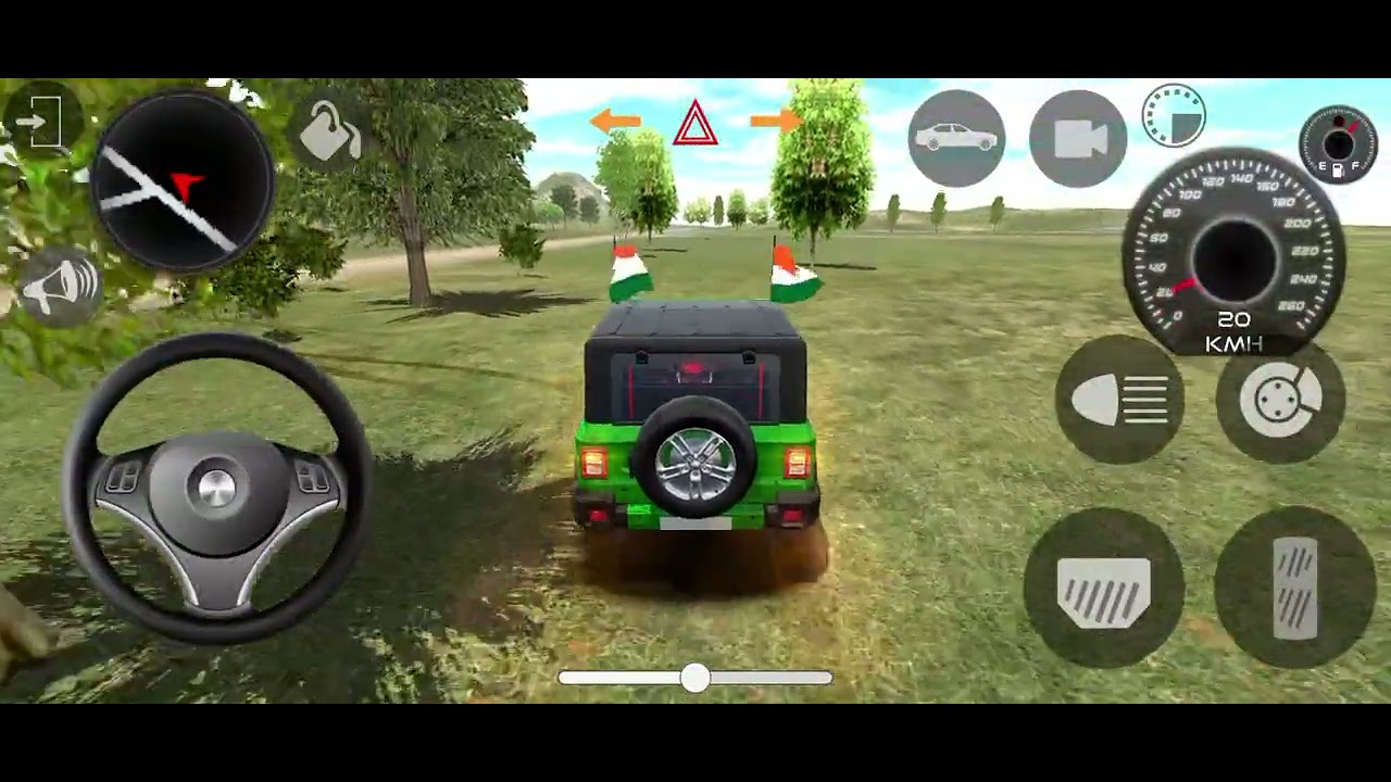 Mahindra thar👿gsmes:indian thar (games) car android game-android gameplay