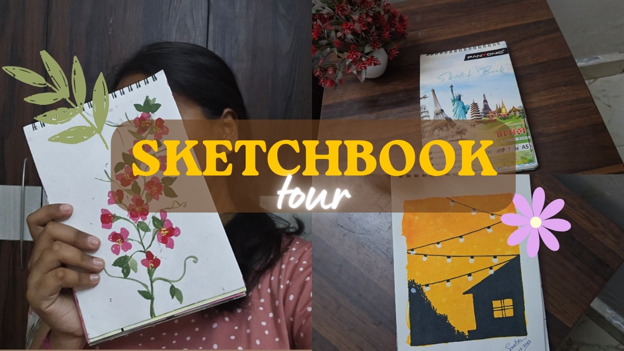 A little cozy sketchbook tour 🪻