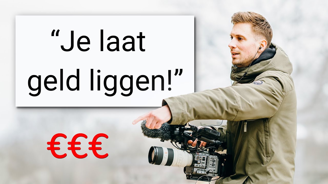 7 redenen dat je GELD MISLOOPT als videograaf!