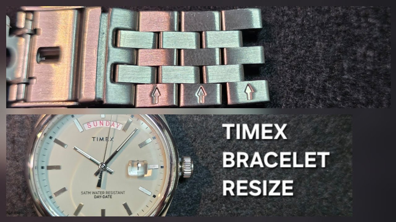 КАК ИЗМЕНИТЬ РАЗМЕР БРАСЛЕТА НА ЧАСАХ TIMEX