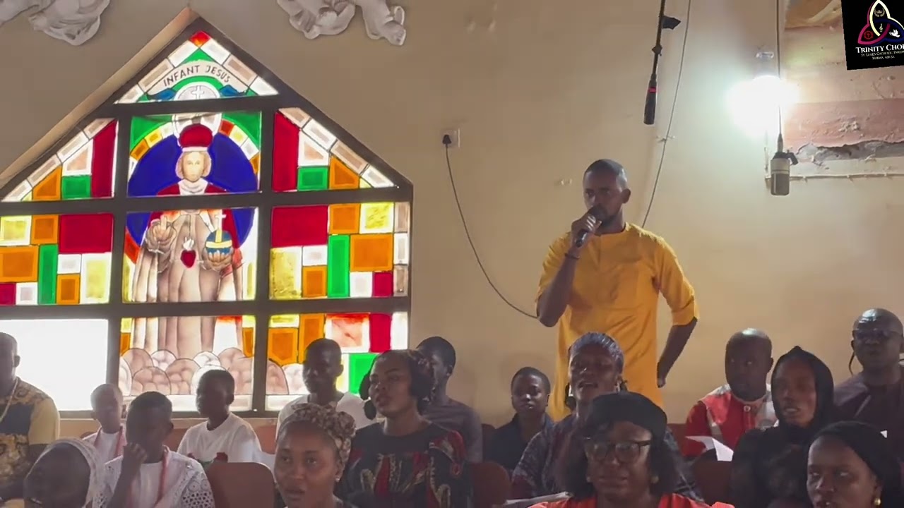 Tittle- WAIT FOR THE LORD || Advent communion song || Trinity choir #choir #viral 