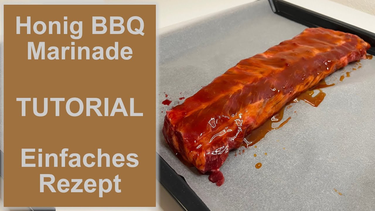 Honig BBQ Marinade - Einfaches Rezept