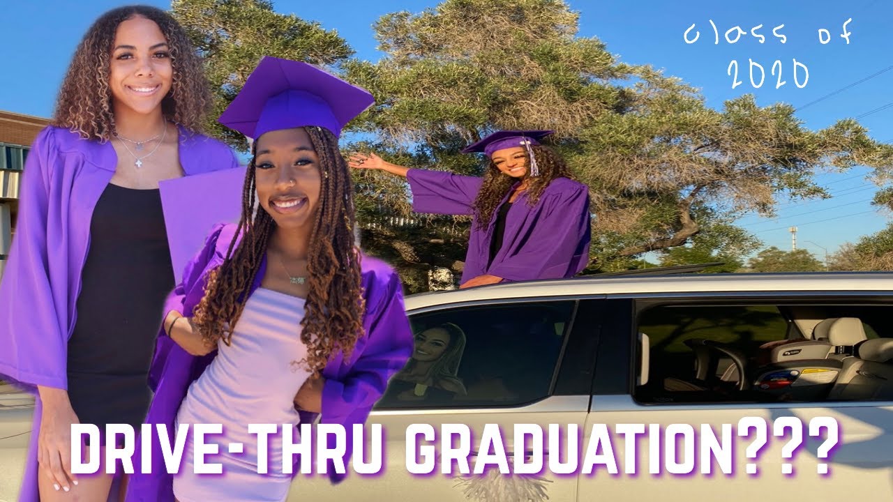 Get ready with us for… drive-thru graduation??