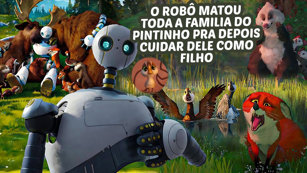 O PATINHO ACHAVA MESMO QUE A ROB&Ocirc; ERA M&Atilde;E DELE