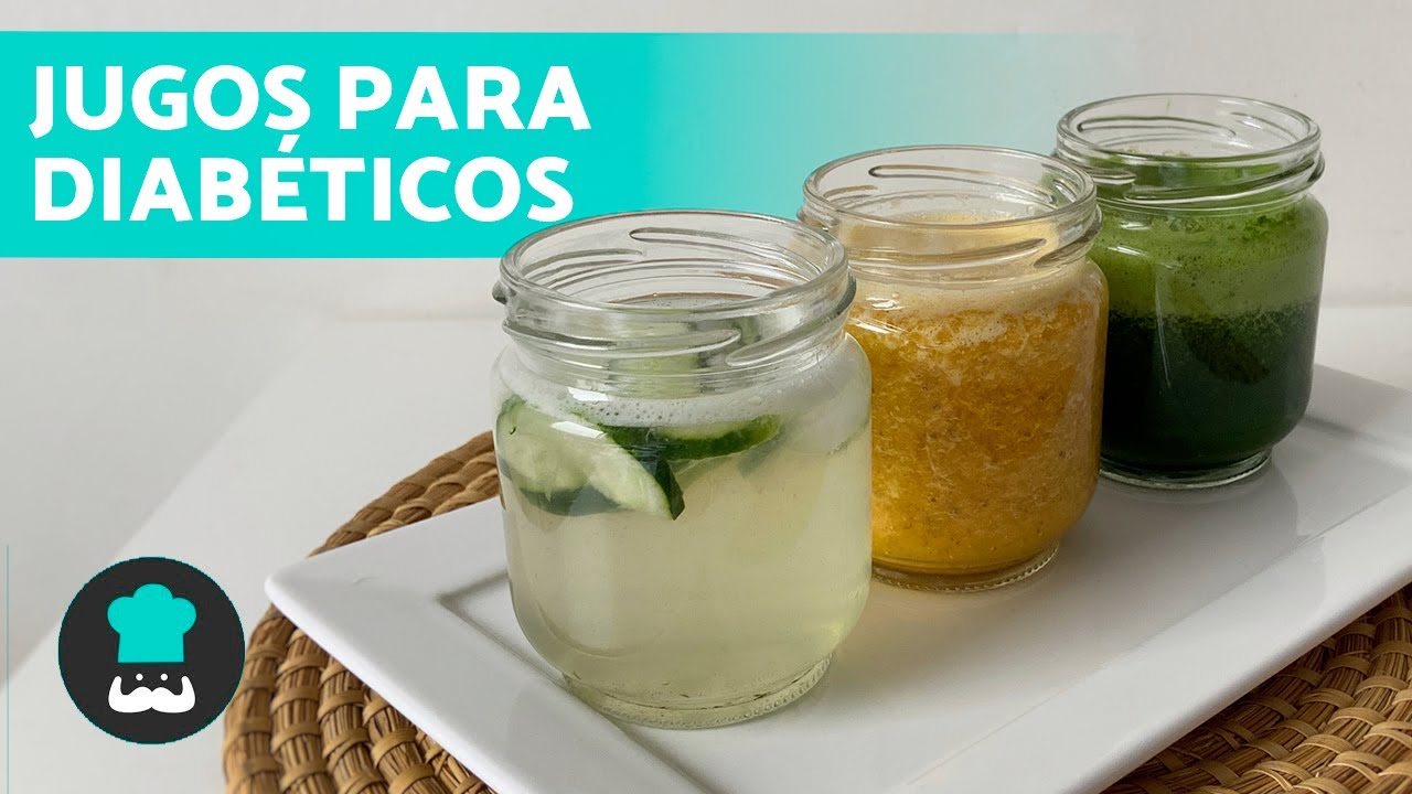 3 LICUADOS para PERSONAS con DIABETES 🍋🥒  &iexcl;Jugos para Diab&eacute;ticos!
