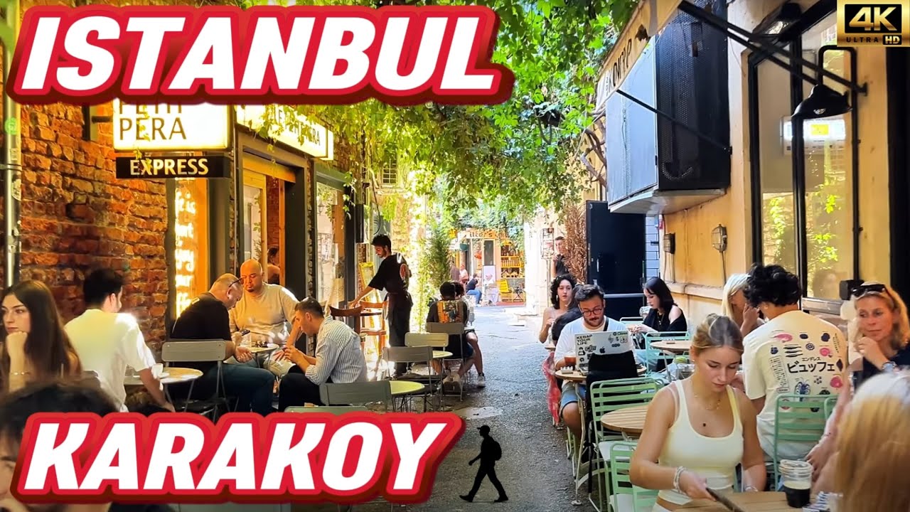 WALKING THROUGH KARAKÖY BAR STREET | ISTANBUL 4K WALKING TOUR