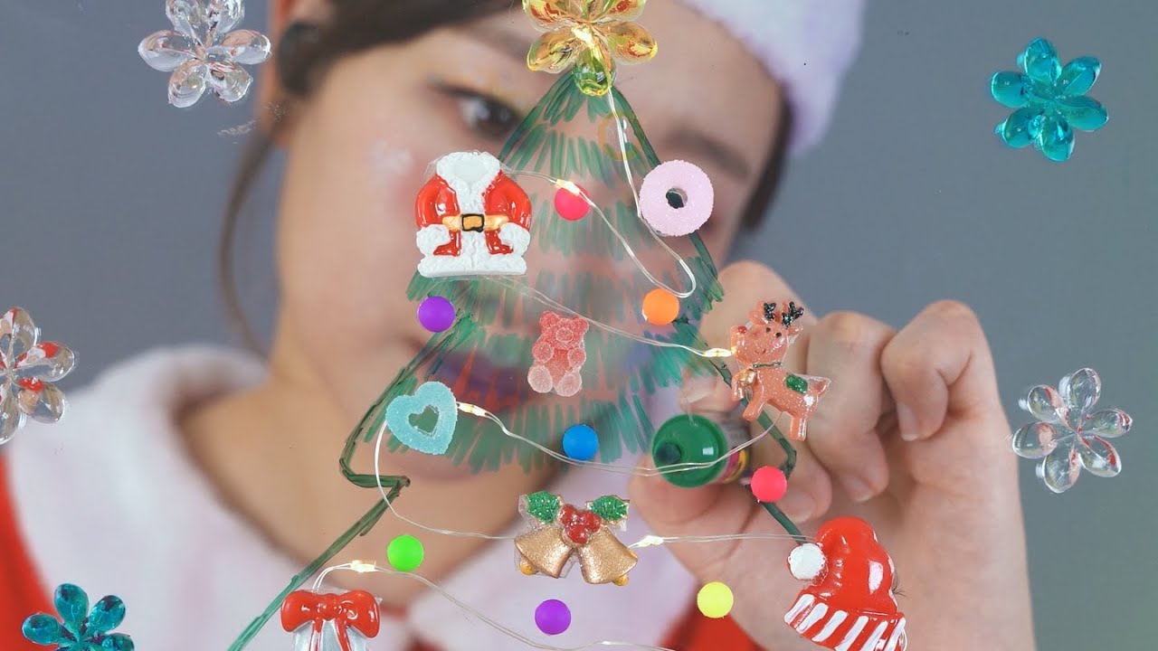 [ASMR] 눈 앞에 트리를 만들어줄게요🎄| 시각적 트리 꾸미기 ASMR