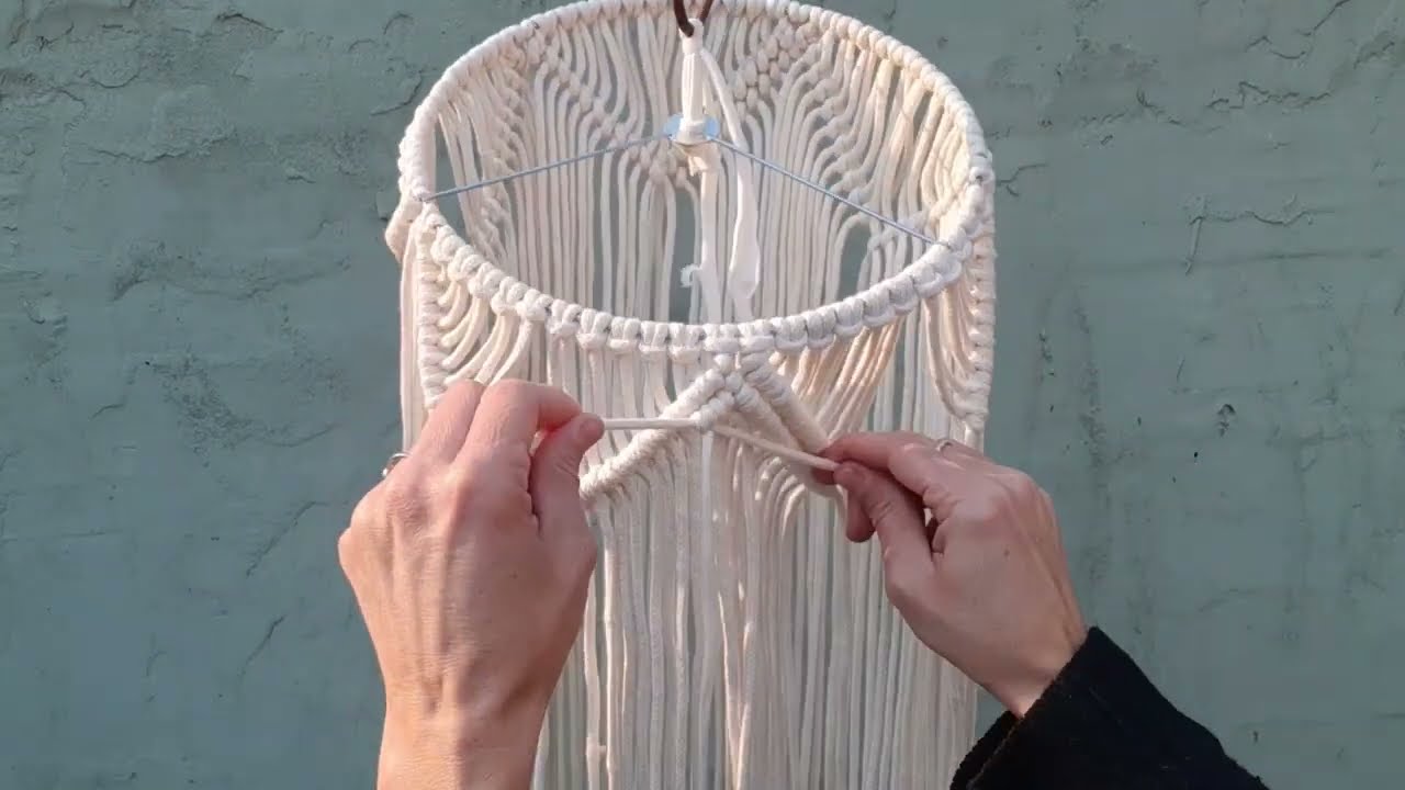 Lamp design *3 / Tutorial Lámpara de Macramé #macrametutorial #diy