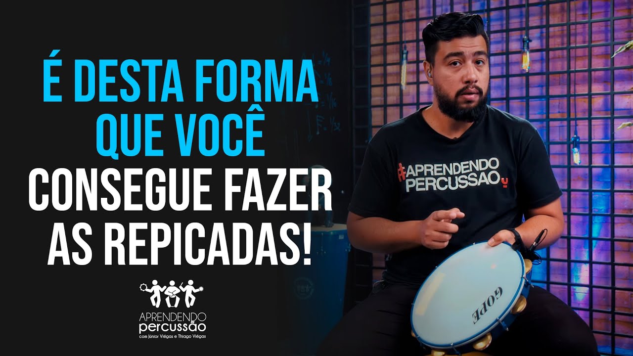 É DESTA FORMA QUE VOCÊ CONSEGUE FAZER AS REPICADAS!