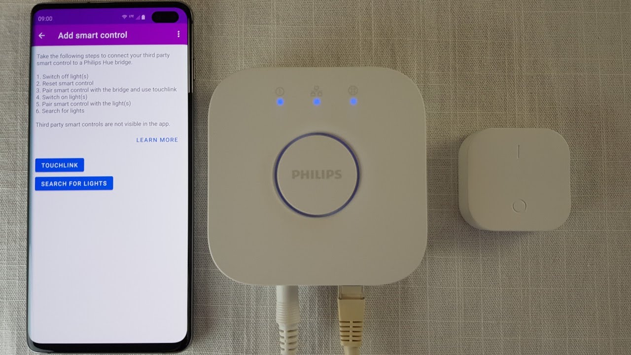 How to pair TR&Aring;DFRI On/Off Switch to Philips Hue Bridge