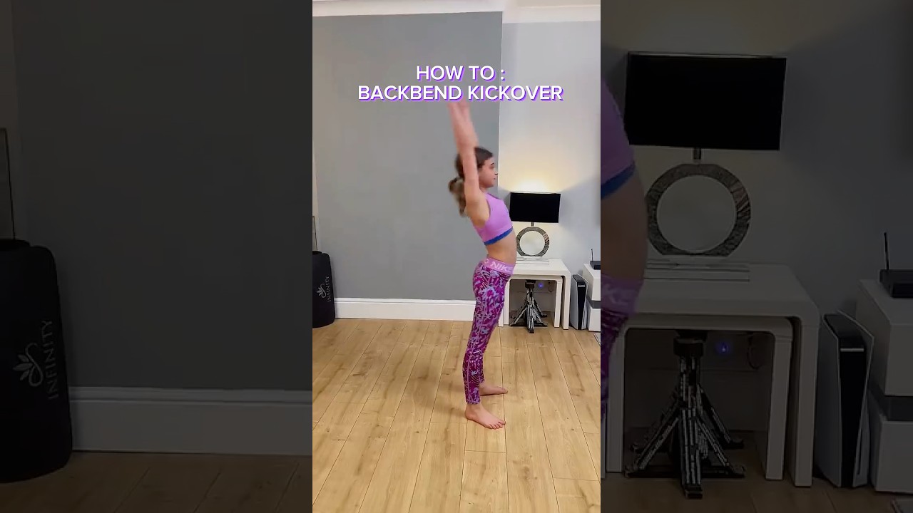 Kickover Backbend Tutorial for Beginners #shorts
