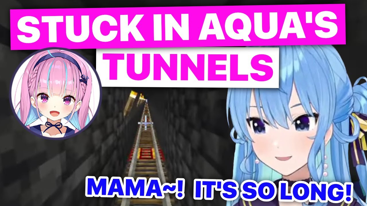 Suisei Stuck In Aqua's Underground Kingdom (Hoshimachi Suisei / Hololive) [Eng Subs]