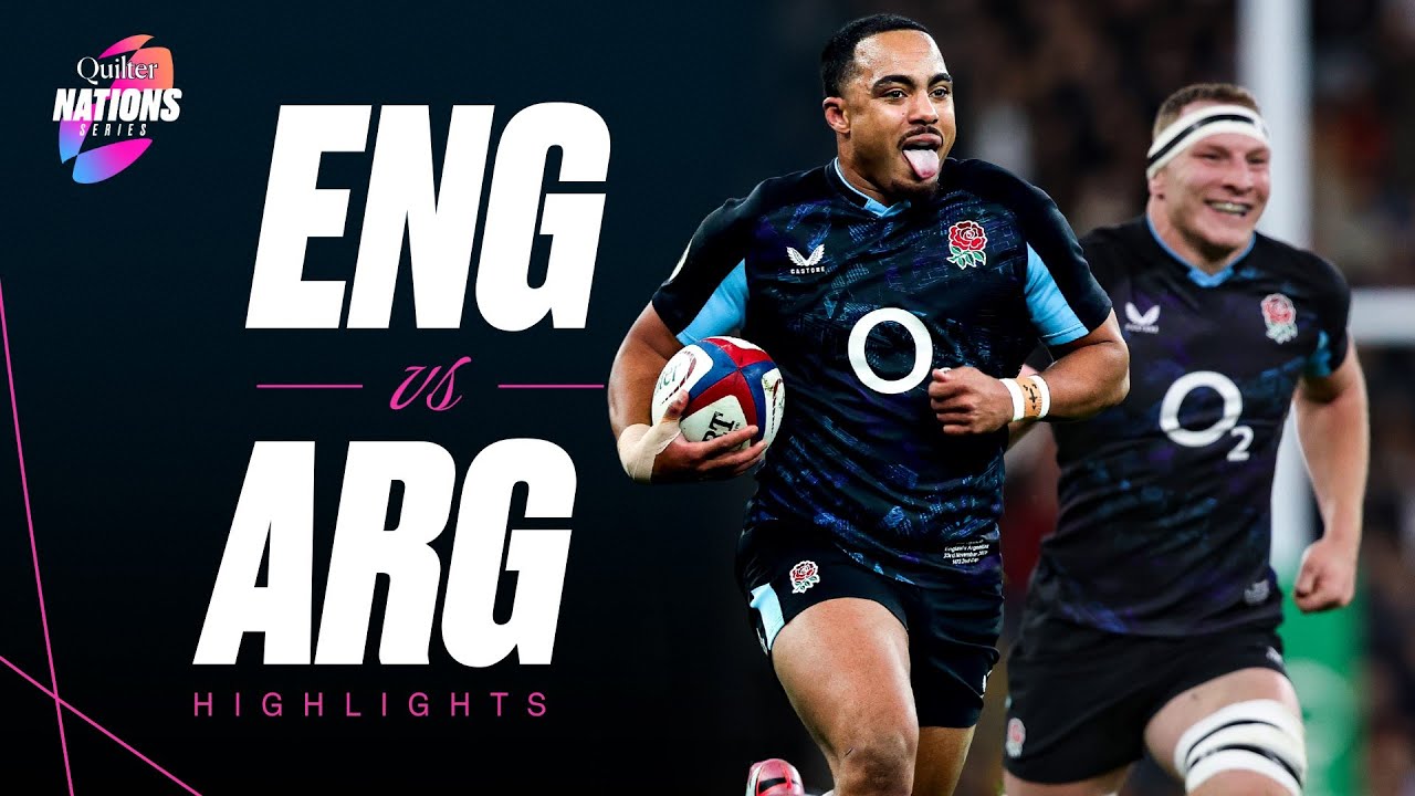 HIGHLIGHTS | England v Argentina | Los Pumas attempt another epic comeback! England battle back!
