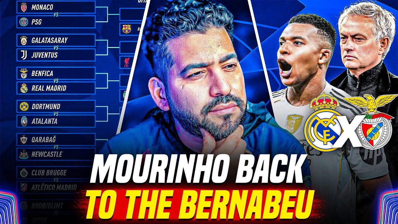 Real Madrid vs Benfica… And Mourinho’s Return to the Bernabéu 👀 | UCL Draw Reaction